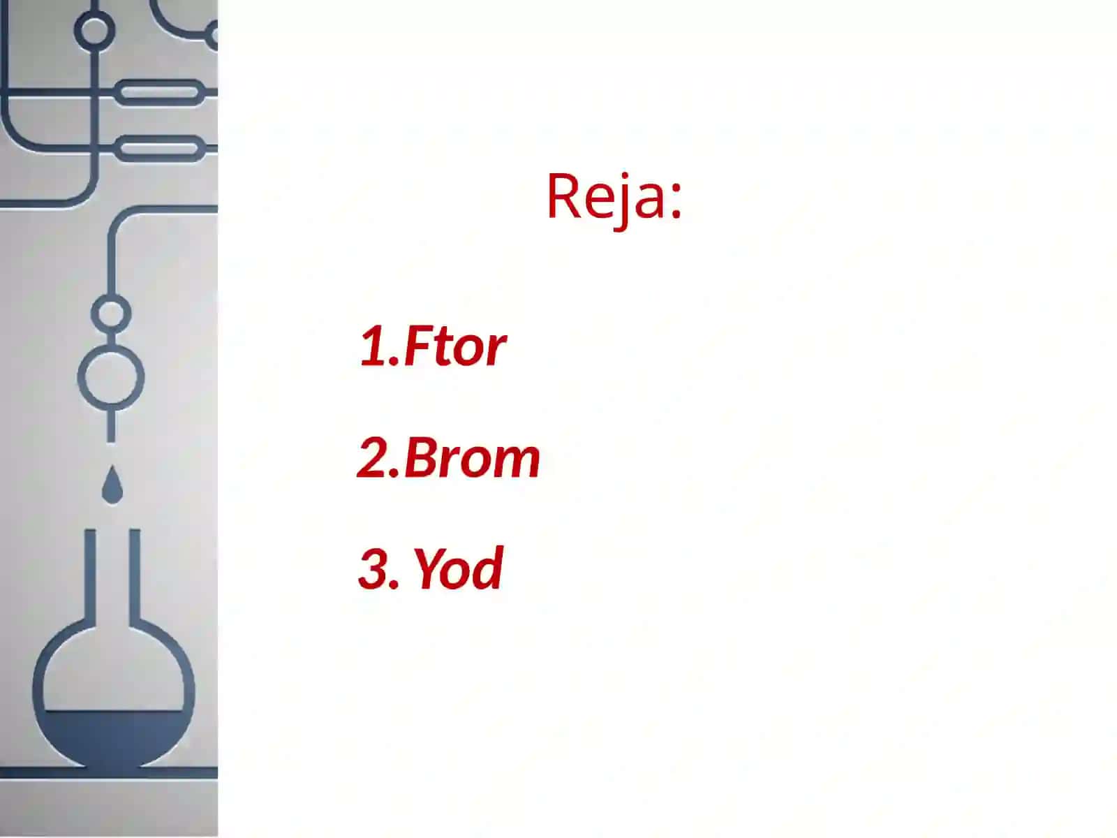 Ftor, brom, yod 2