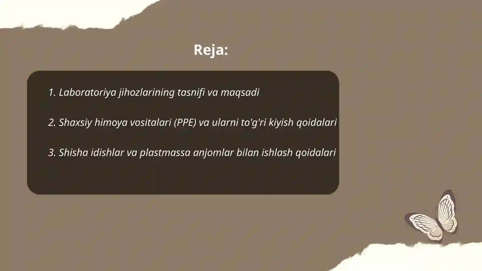Laboratoriya jihozlari va ular bilan ishlash qoidalari 2