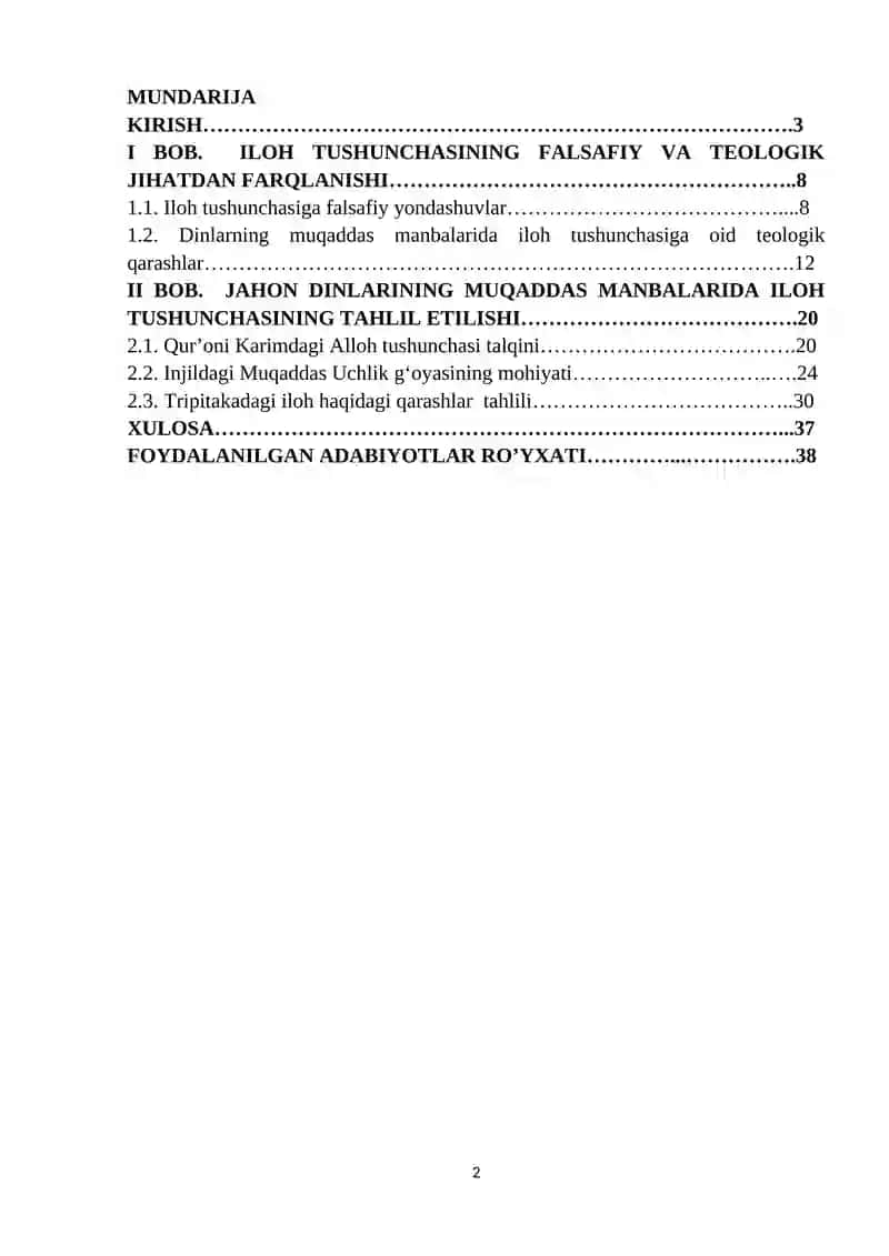 Dinlarning muqaddas manbalarida "iloh" tushunchasining teologik falsafiy tahlili 2