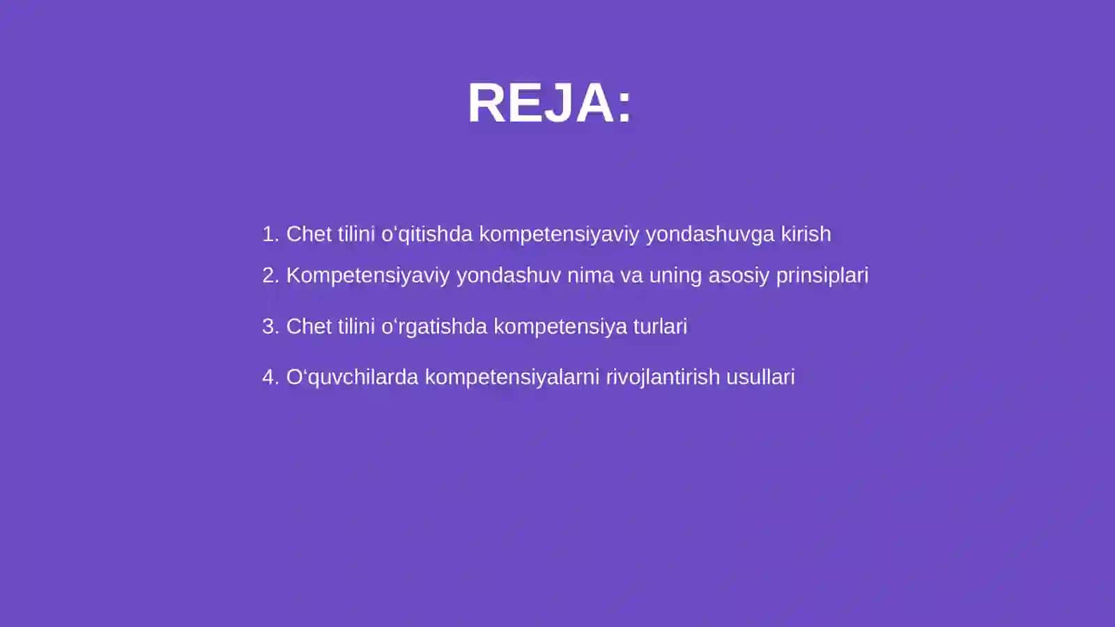 Chet Tilini Oʻqitishda Kompetensiyaviy Yondashuv 2
