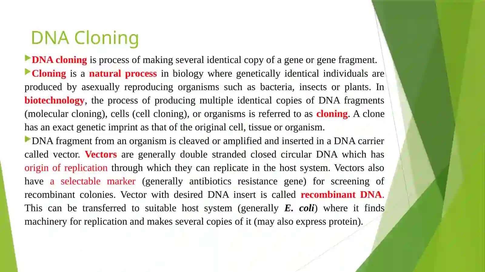 DNA Cloning 2