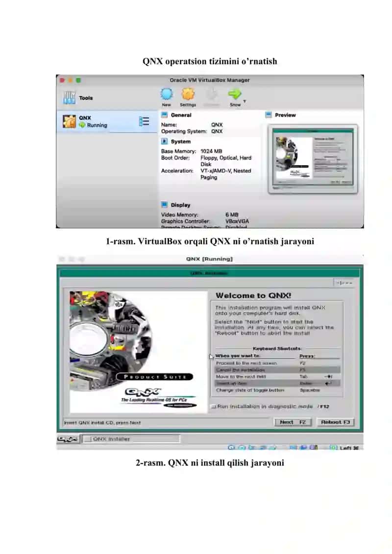 QNX operatsiyon tizimi 2