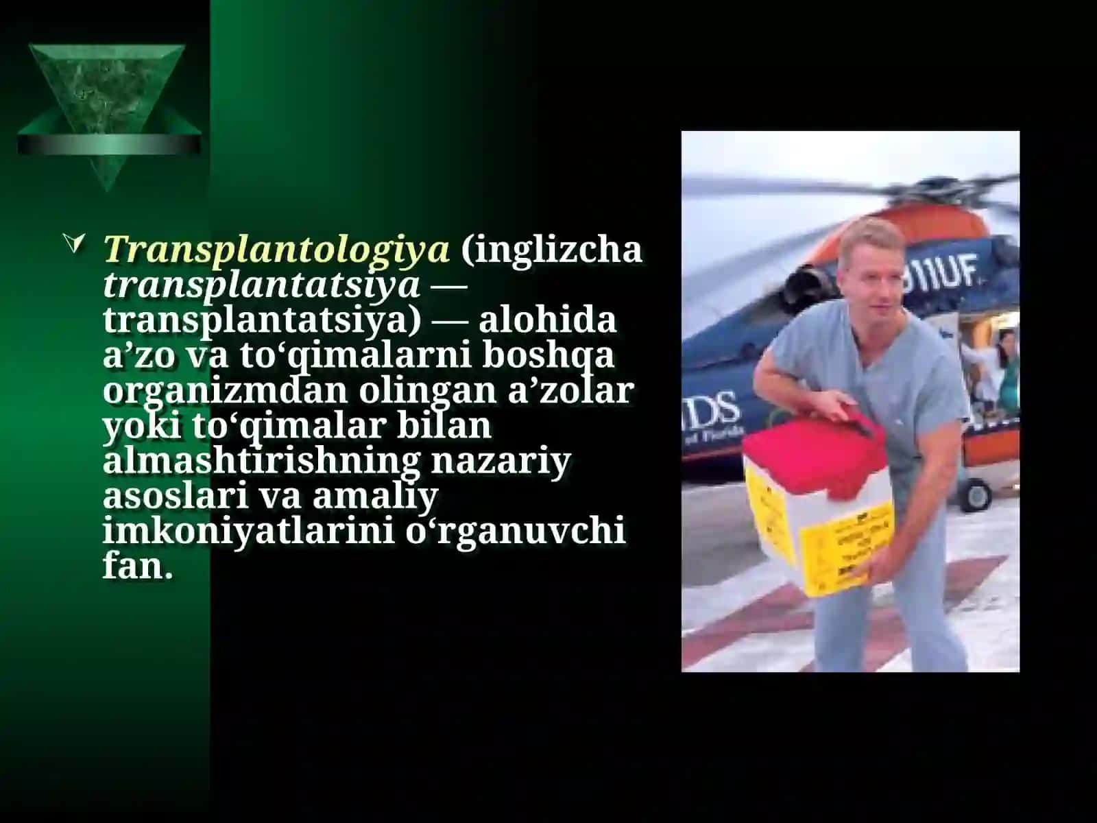 TRANSPLANTOLOGIYA ASOSLARI 2