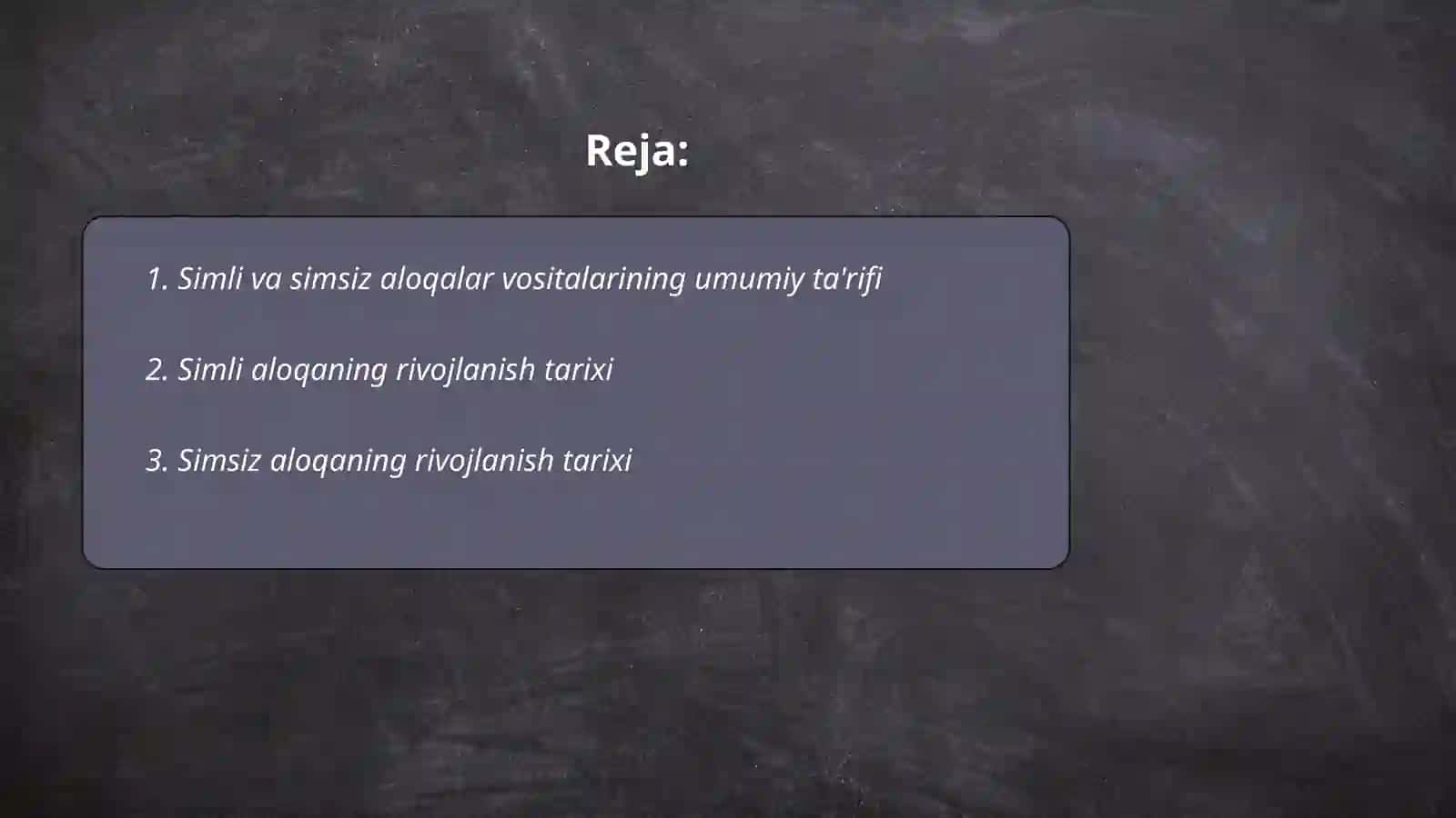 Somli va simsiz aloqalar vosetalari 2