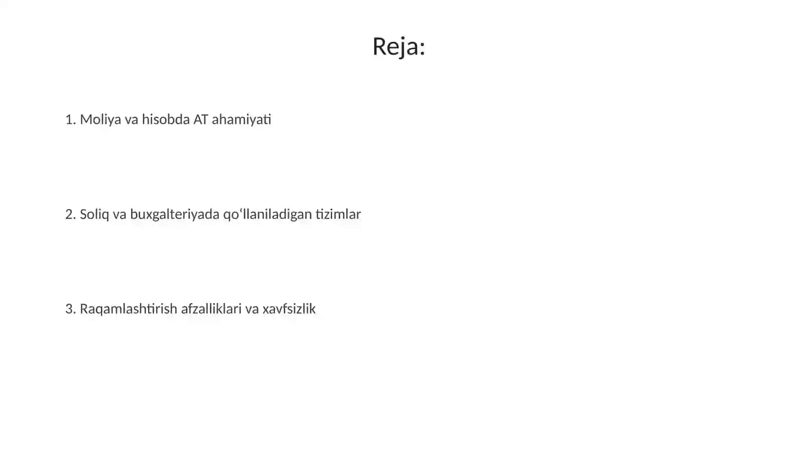 Moliya,soliq va buxgalteriya hisobi sohasidagi professional Axborot texnologiyalari va tizimlar 2