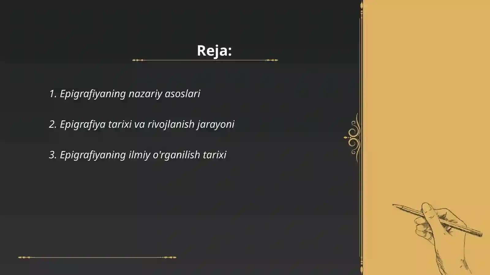 Epigrafiya va uning tarixiy ahamiyati, maqsadi va vazifalari 2