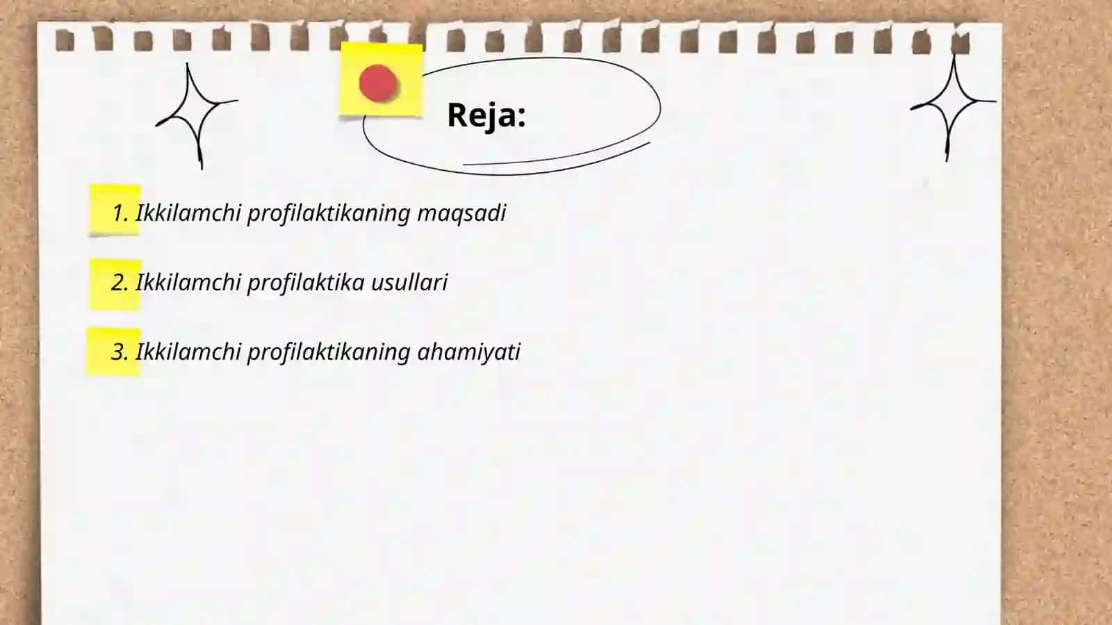 Ikkilamchi profilaktika 2