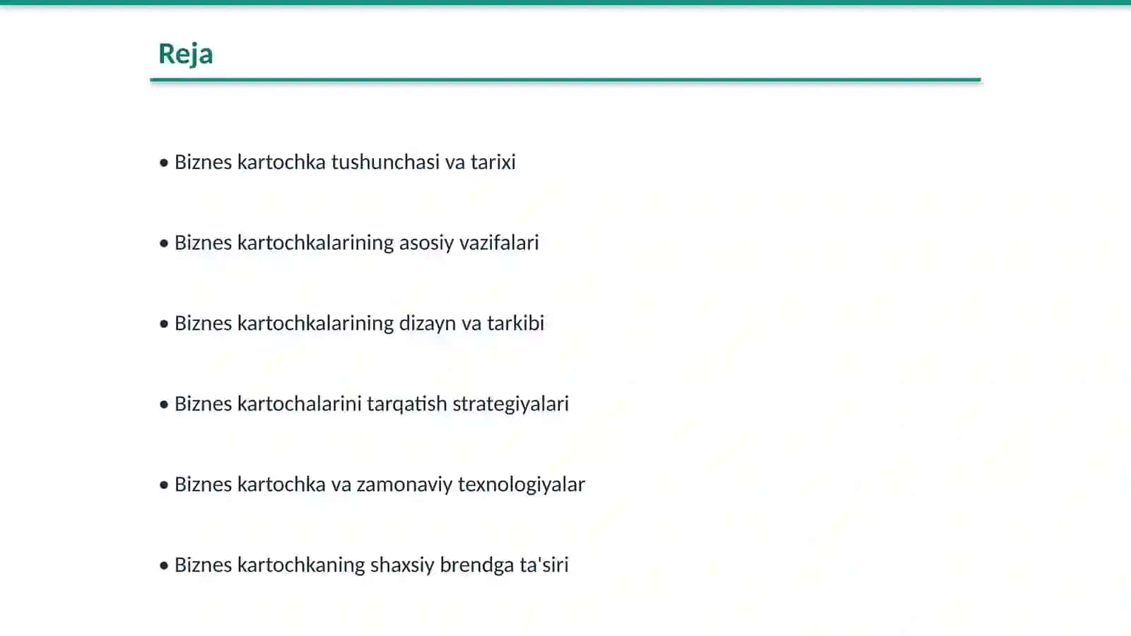 Biznes kartochka tushunchasi va tarixi 2