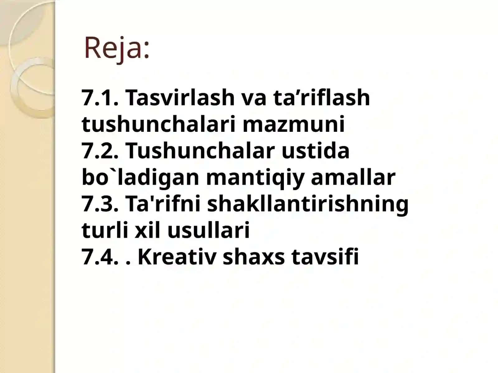 Tasvirlash. Kreativ shaxs tavsifi 2
