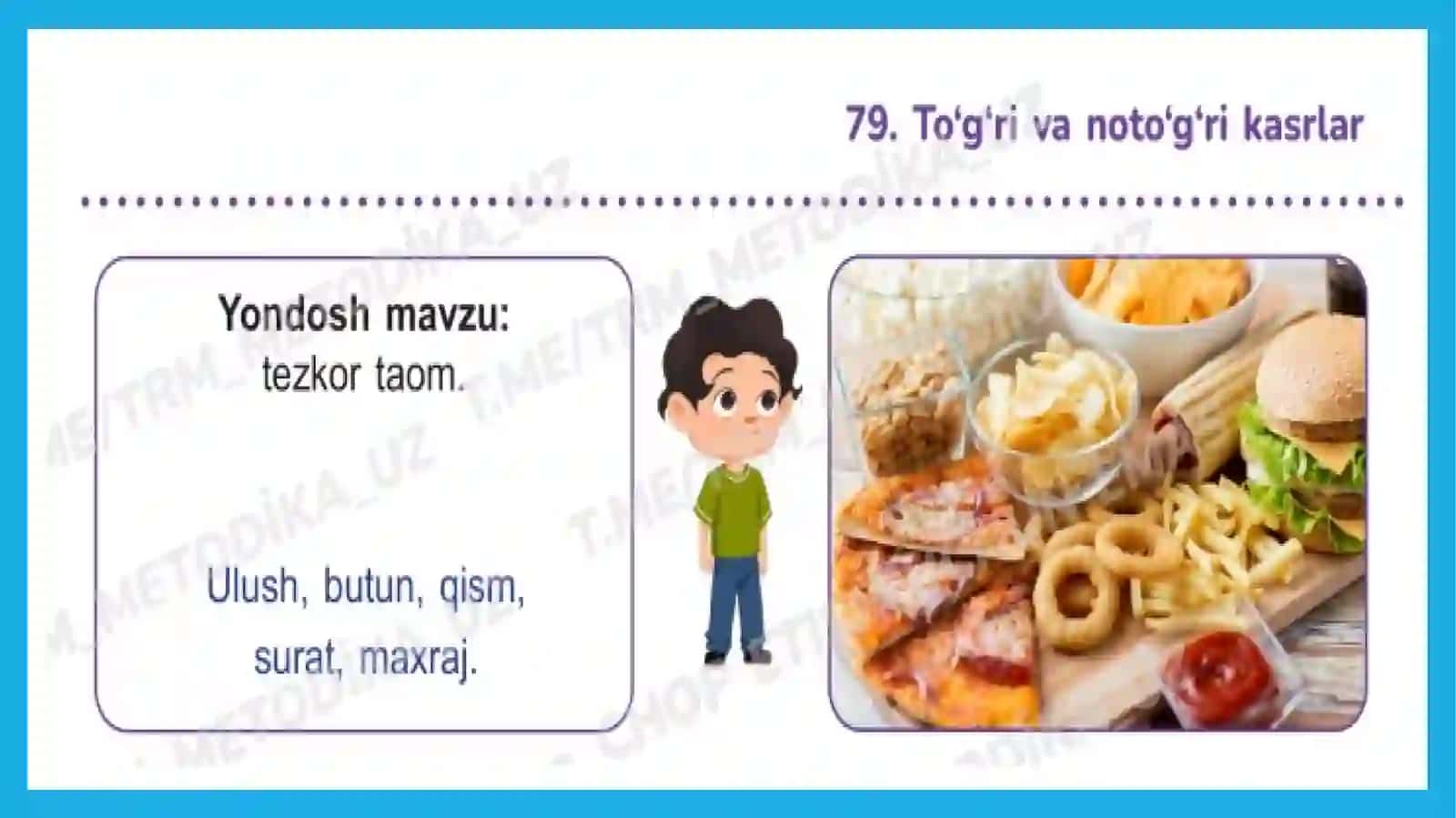 To’g’ri va noto’g’ri kasrlar 2