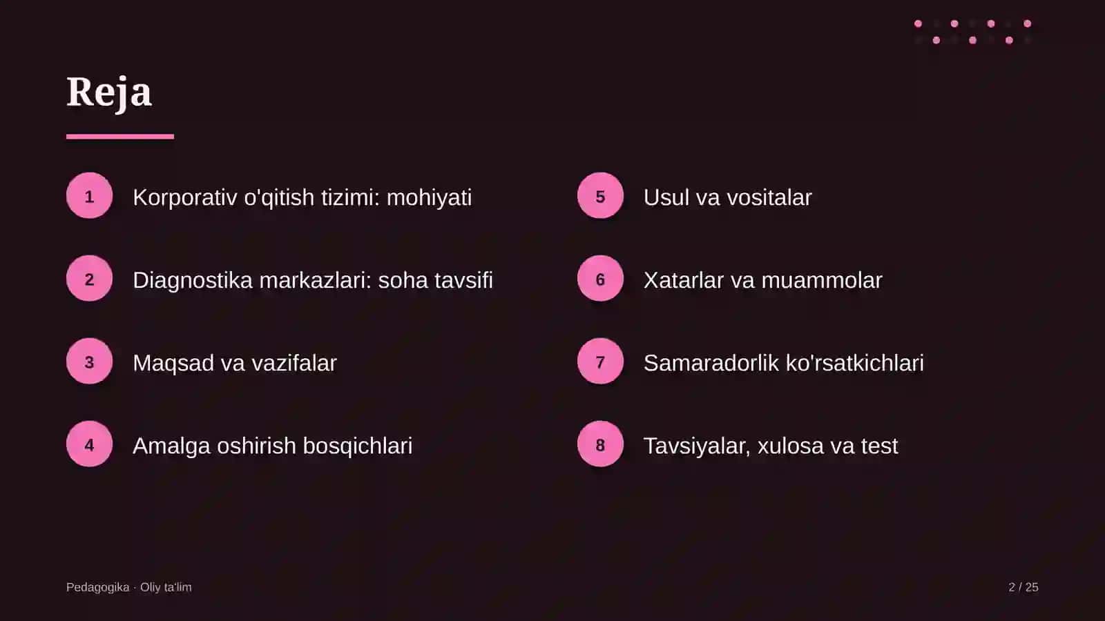 diagnostika markazlarida korporativ o'qitish tizimi 9460 2