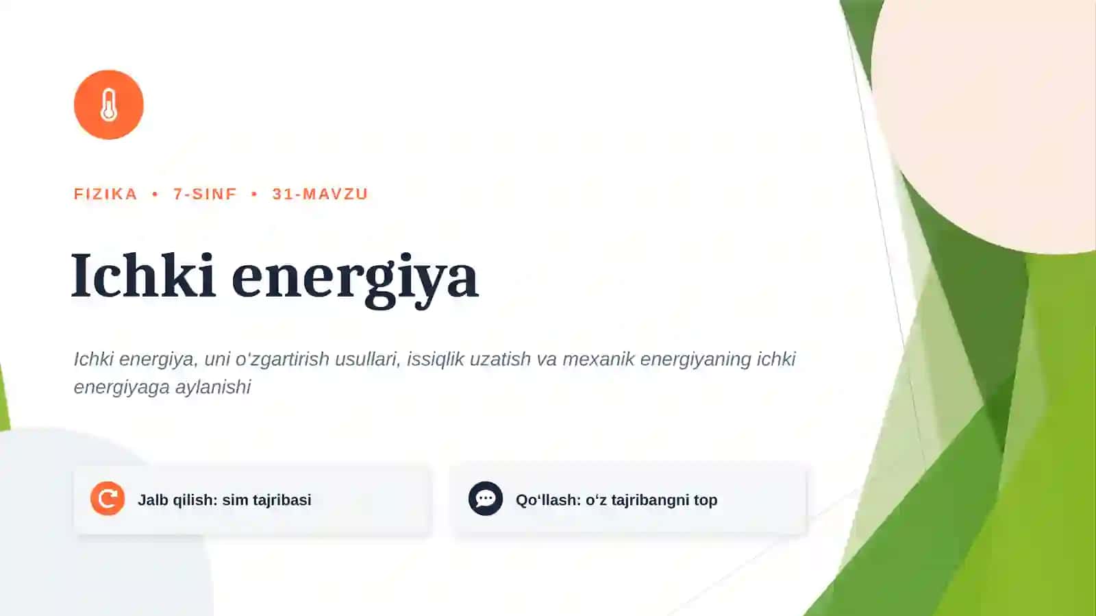 Ichki energiya 2