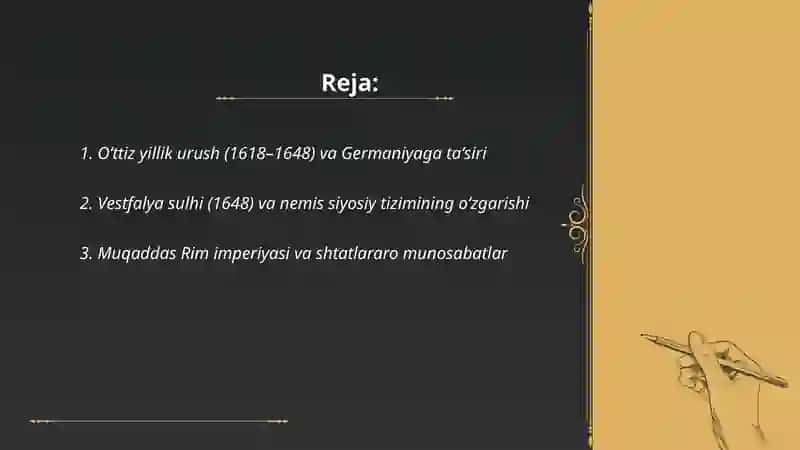 Oʻttiz yillik urush (1618–1648) va Germaniyaga taʼsiri 2