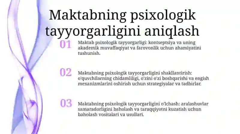 Bolaning Maktab Psixologik Tayyorgarligi 2