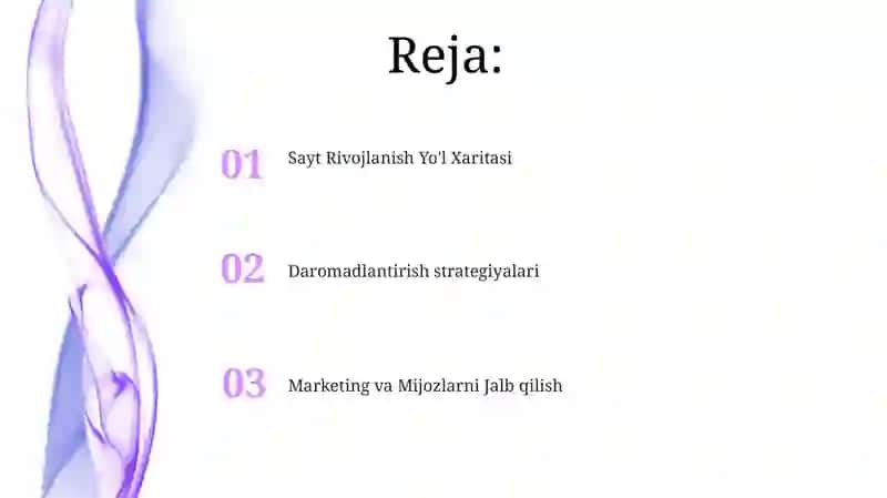 Daromadlantirish strategiyalari 2