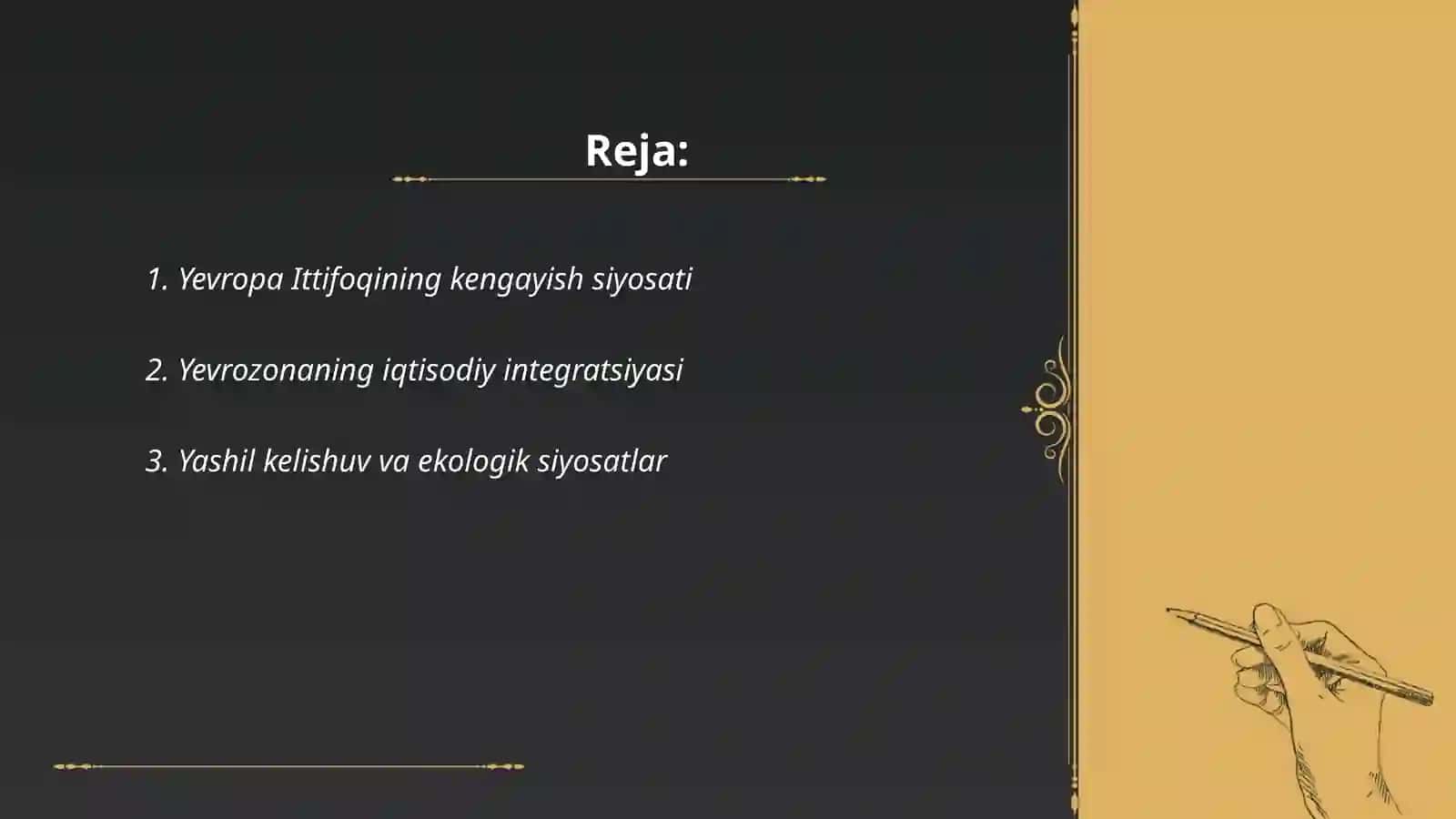 G'arbiy yevropa integratsion jarayonlarining zamonaviy tendentsiyalari 2