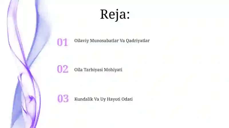 Oilaviy tarbiyaning mazmun moxiyati 2
