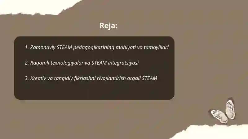 Zamonaviy STEAM pedagogikasining mohiyati va tamoyillari 2
