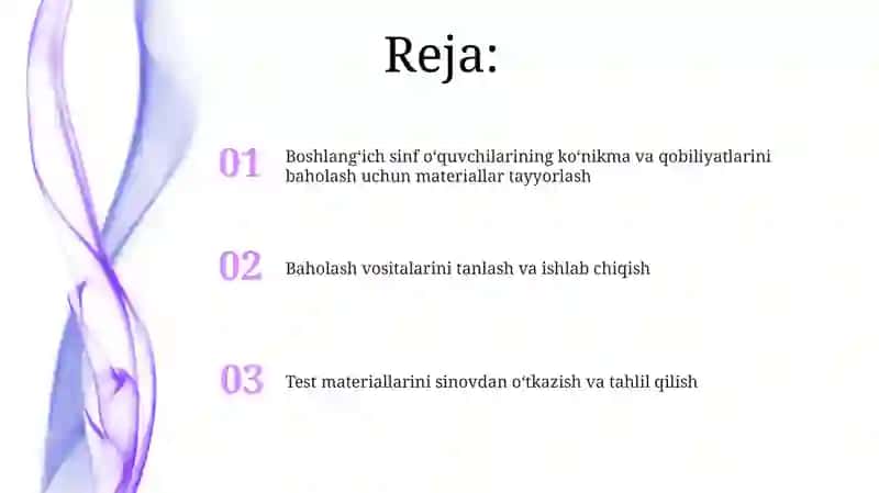 Boshlangʻich sinf oʻquvchilarining koʻnikma va malakalarini tekshirish uchun materiallar tayyorlash 2