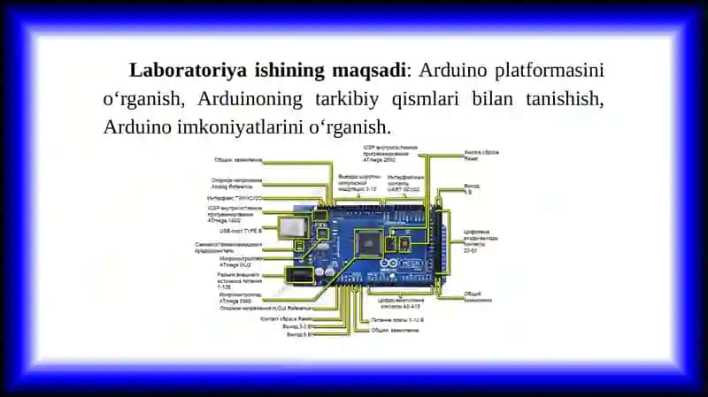 Arduino tizimini o‘rganish 2
