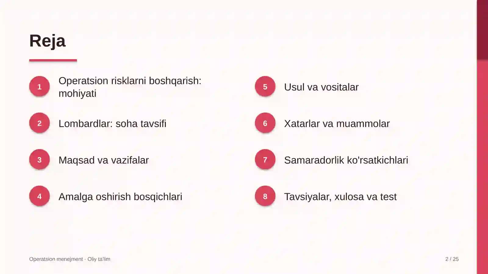 Lombardlarda operatsion risklarni boshqarish 2