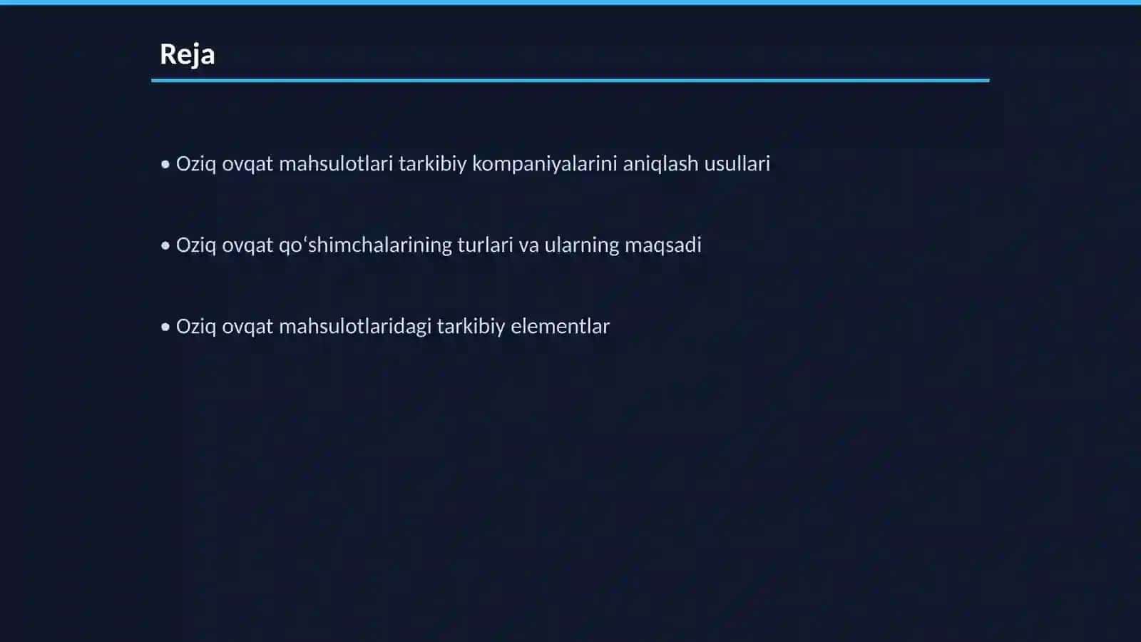 Oziq ovqat mahsulotlari 2