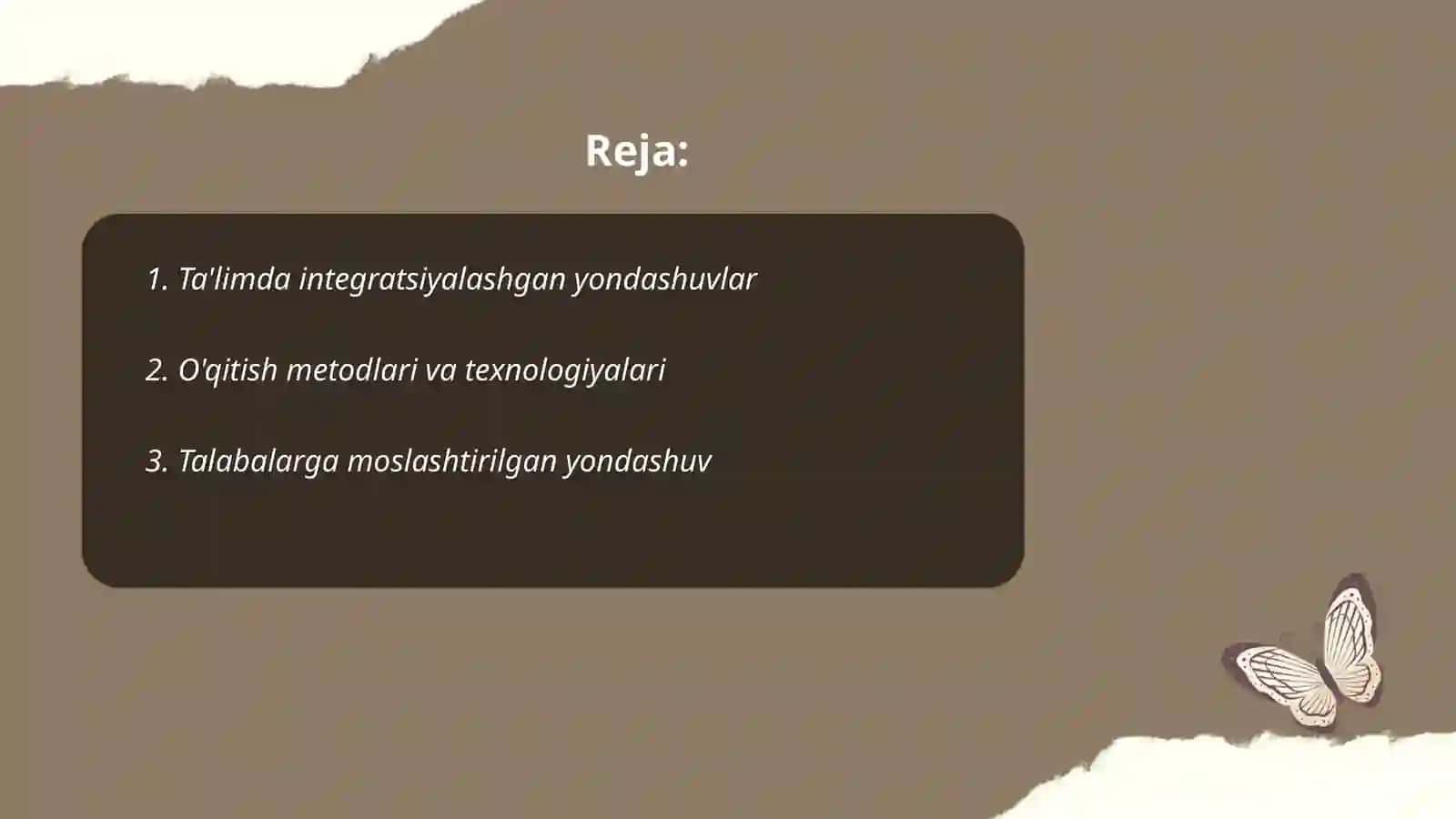 Ta'limda integratsiyalashgan yondashuvlar 2