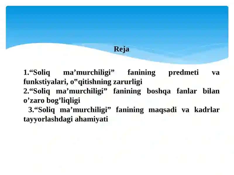 Soliqma’murchiligi 2