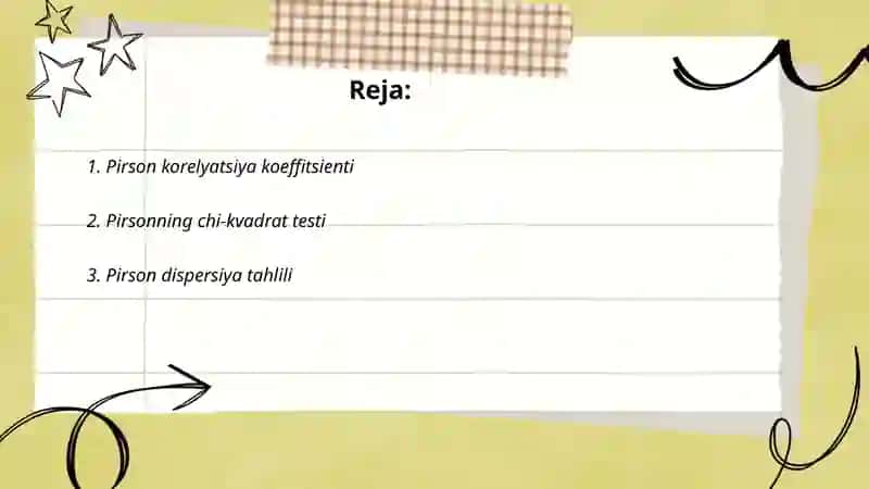 Pirson va Rokitskiy metodlari 2