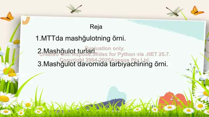 Bolalarni maktabga tayyorlashda mashğulotning õrni 2