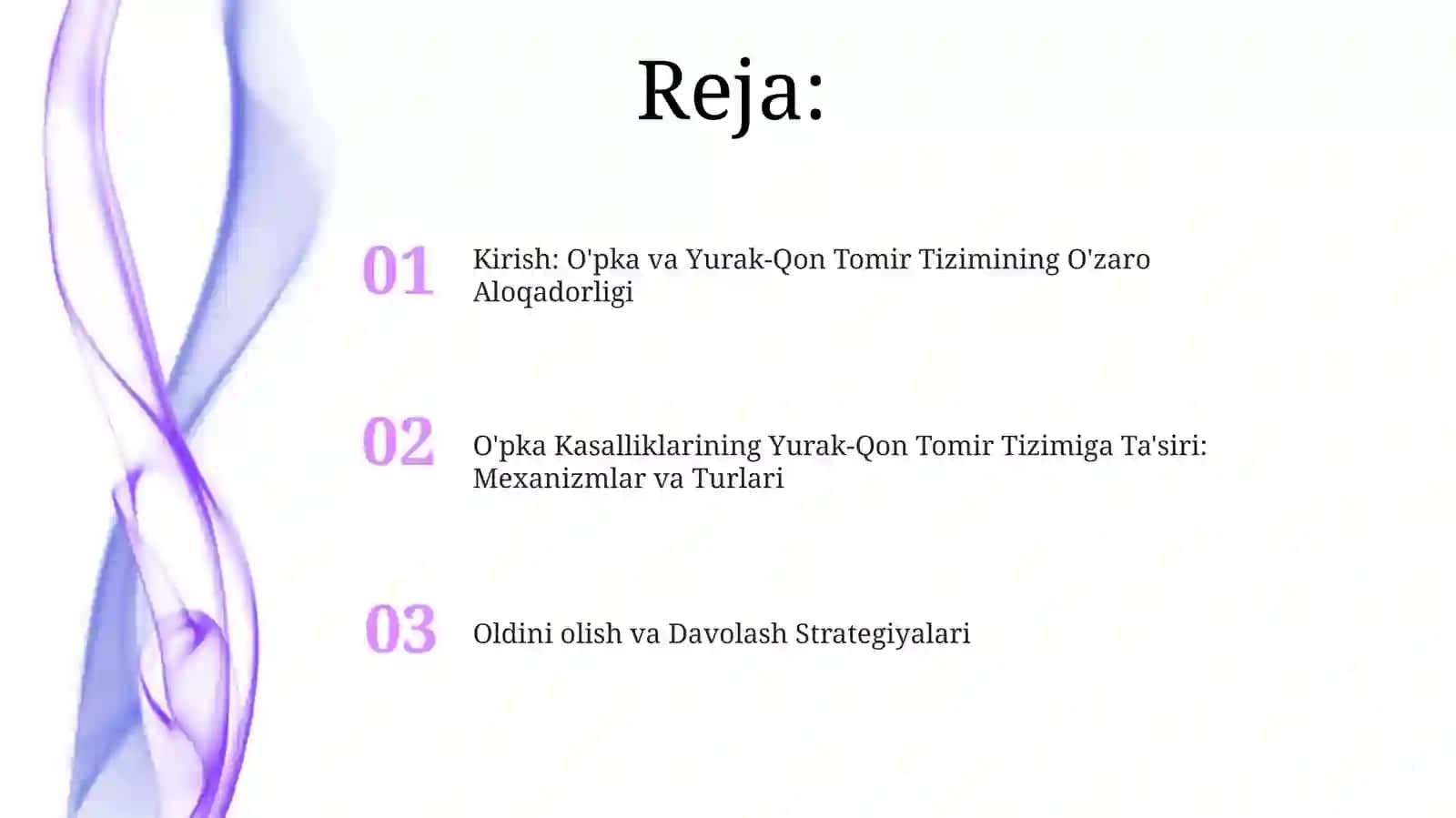 O'pka kasalligidan kelib chiqadigan Yurak qon tomir tizimining kasalliklari 2