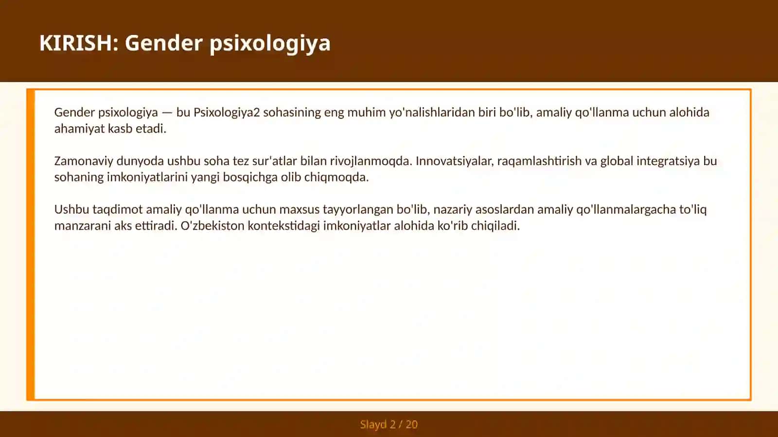 GENDER PSIXOLOGIYA 2