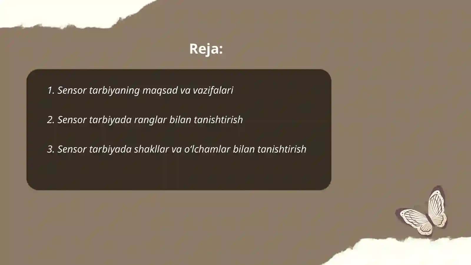 Maktabgacha ta’lim muassasalarida sensor tarbiyaning vazifalari va mazmuni 2