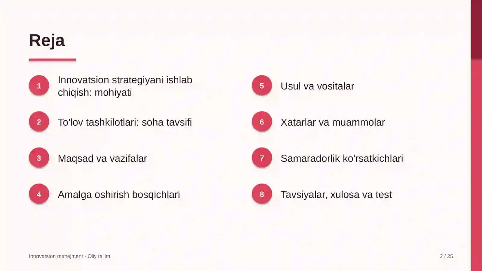 to'lov tashkilotlarida innovatsion strategiyani ishlab chiqish 4993 2