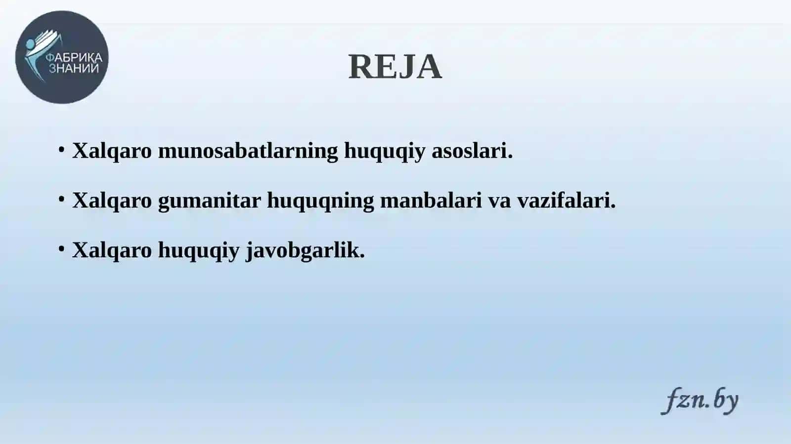 Xalqaro munosabatlarni yuzaga keltiruvchi huquqiy normalar 2