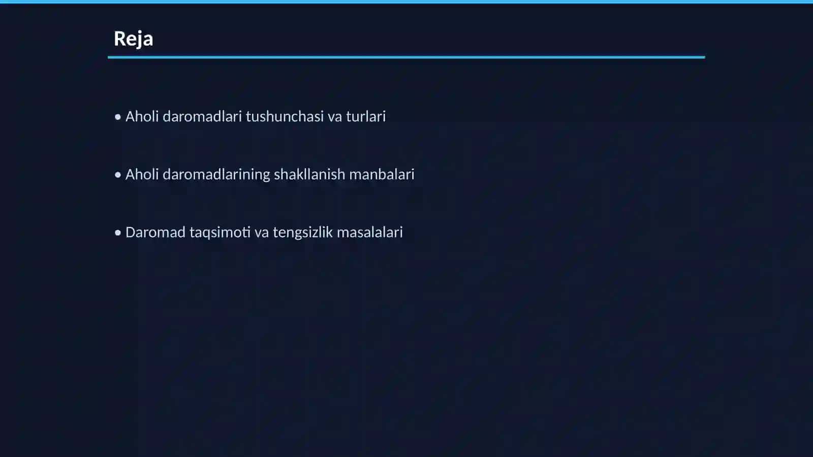 Aholi daromadlari mazmuni va shakllanish manbalari 2