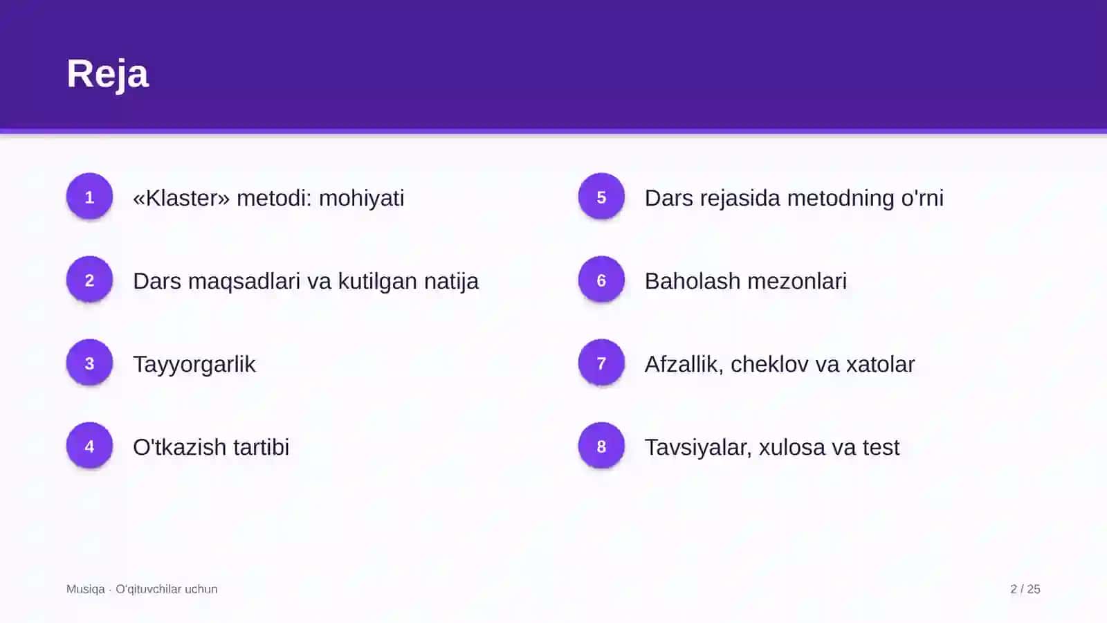 musiqa darslarida klaster metodidan foydalanish 3859 2