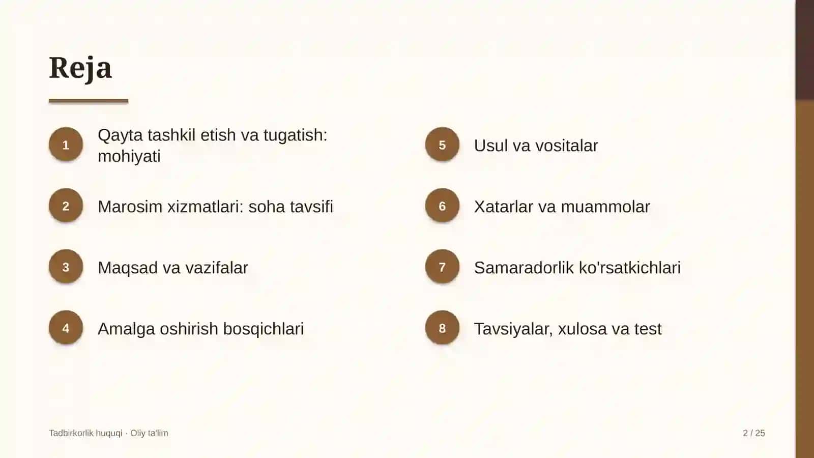 marosim xizmatlarida tadbirkorlik subyektlarini qayta tashkil etish va tugatish 4673 2