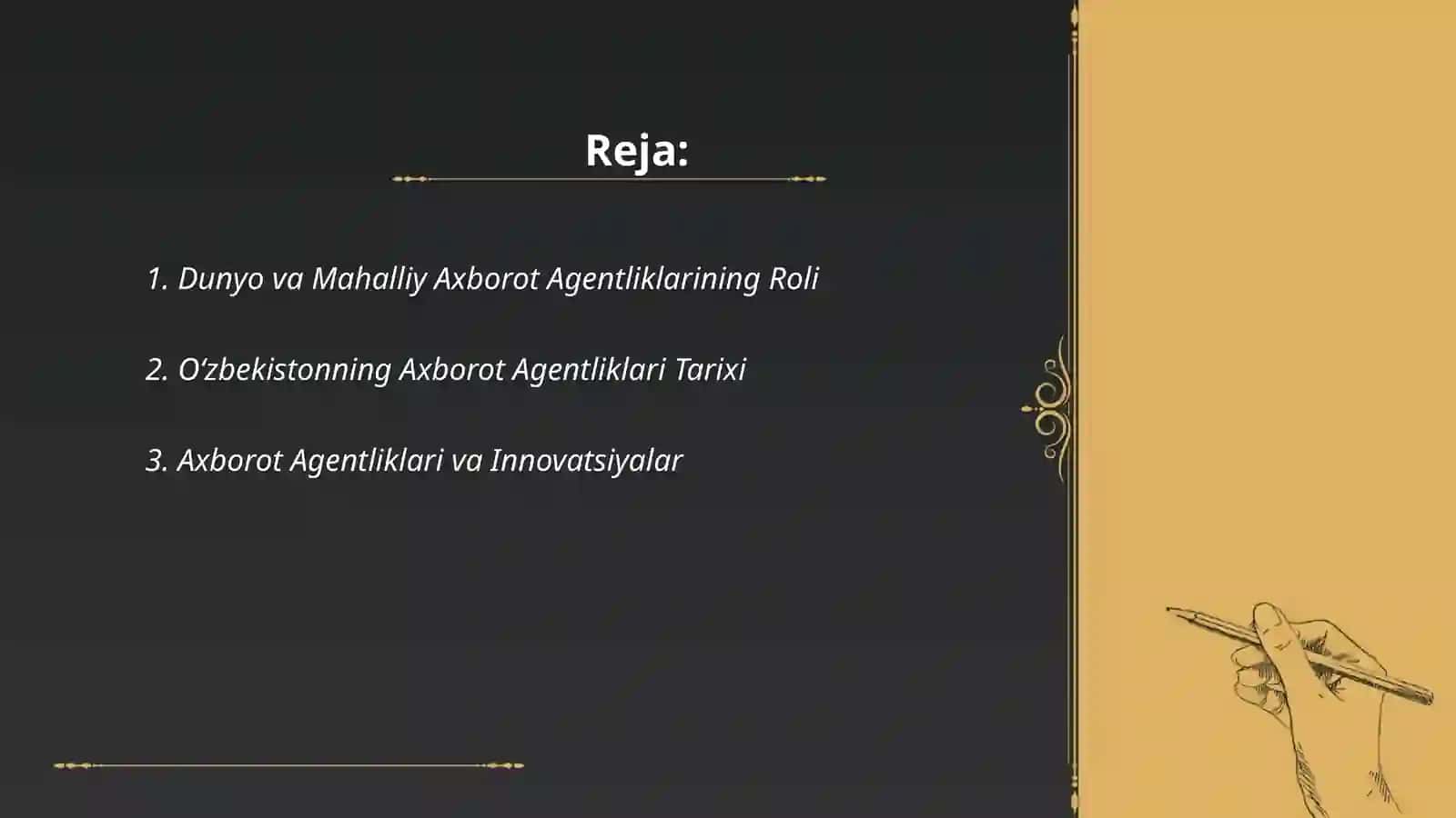 Dunyo va mahalliy axborot agentligi 2