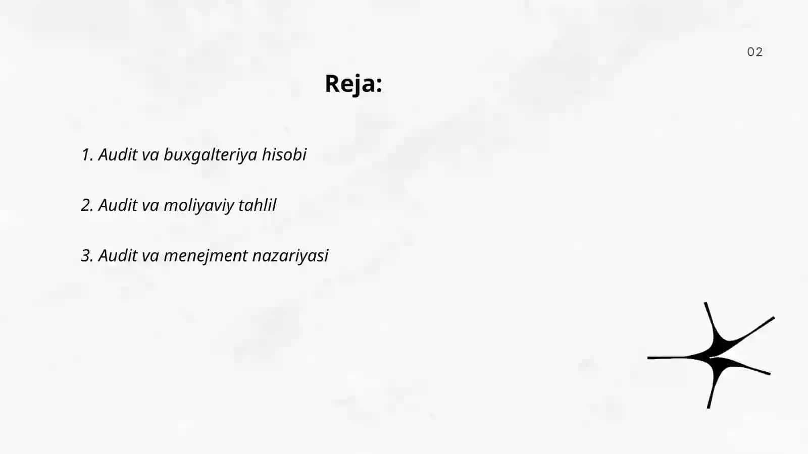 Audit va buxgalteriya hisobi 2
