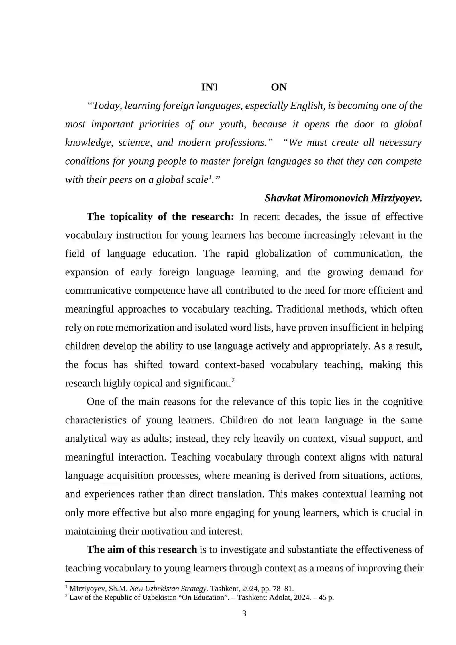 Teaching vocabulary to young learners through context 2
