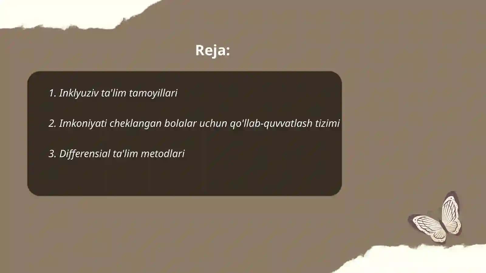 Inklyuziv ta'lim tamoyillari 2