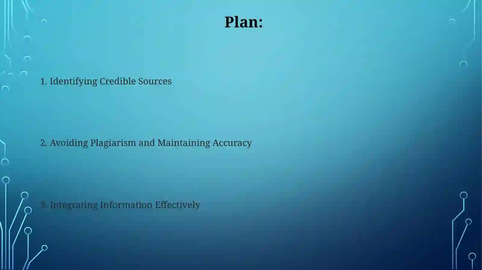 Combining sources 2