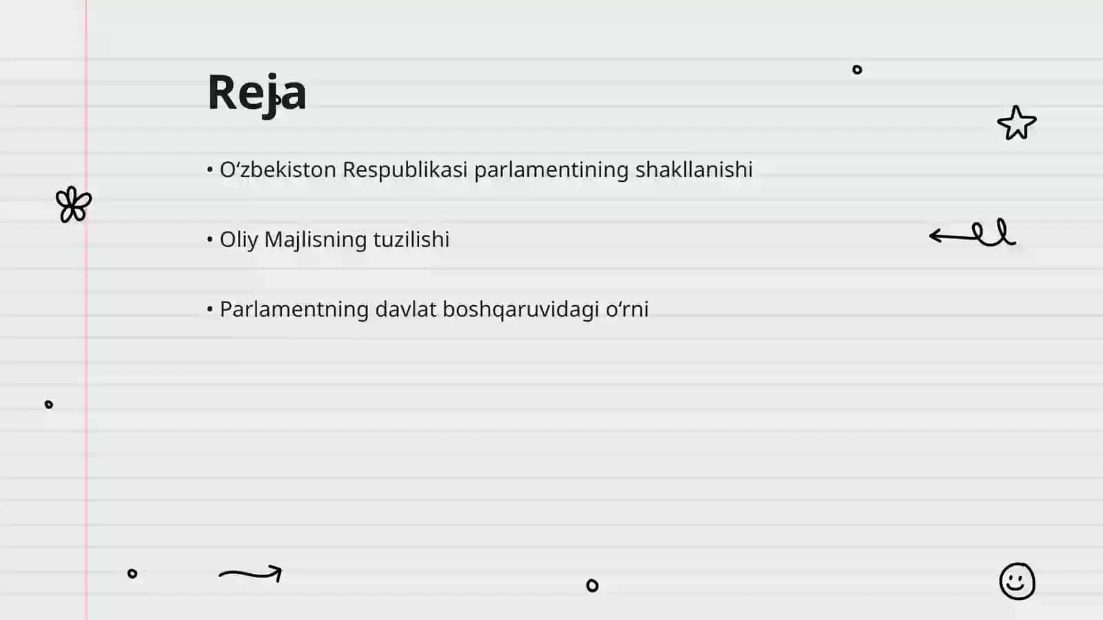 Oʻzbekistonda Respublikasining parlamenti tizimi 2