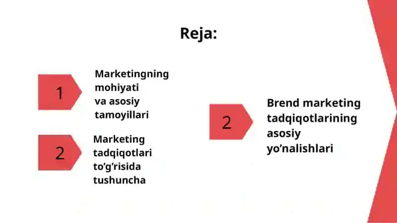 Brendni boshqarishda marketing tadqiqotlari 2
