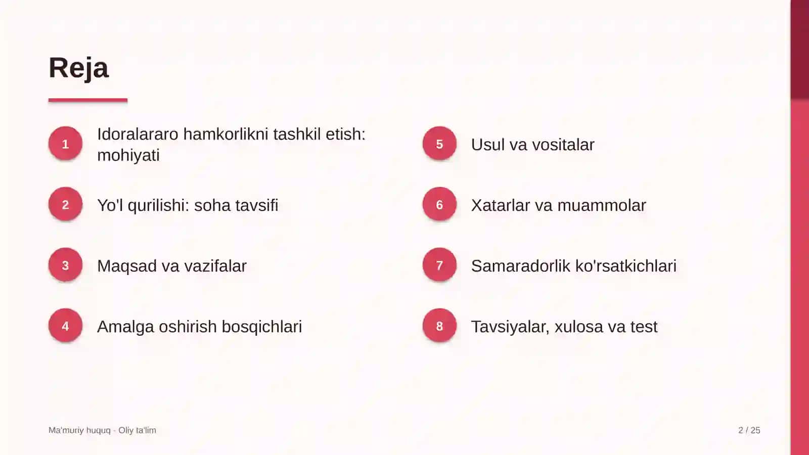 yo'l qurilishida idoralararo hamkorlikni tashkil etish 9751 2