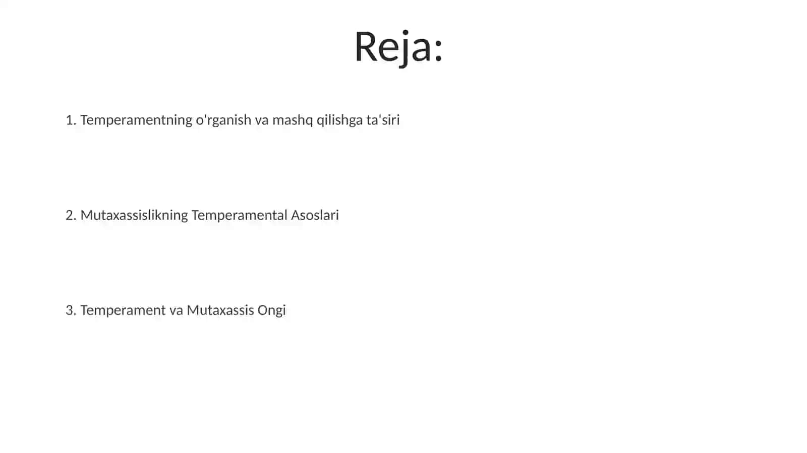Temperament xususiyatlarining mutaxassis nishonidagi o'rni 2