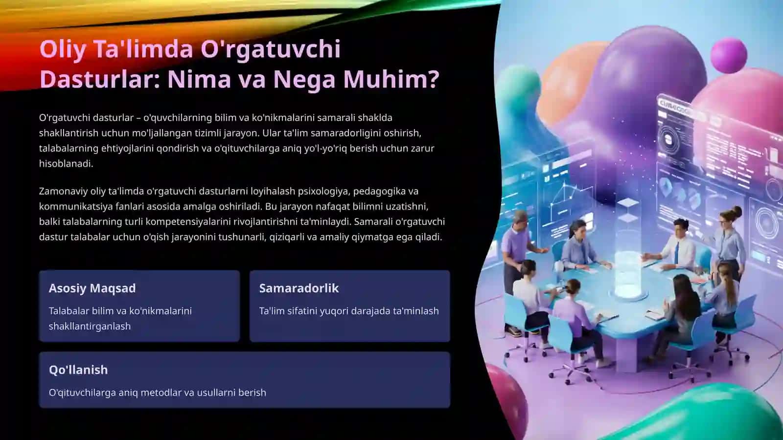 O'rgatuvchi Dasturlarni Loyihalash Metodikasi 2