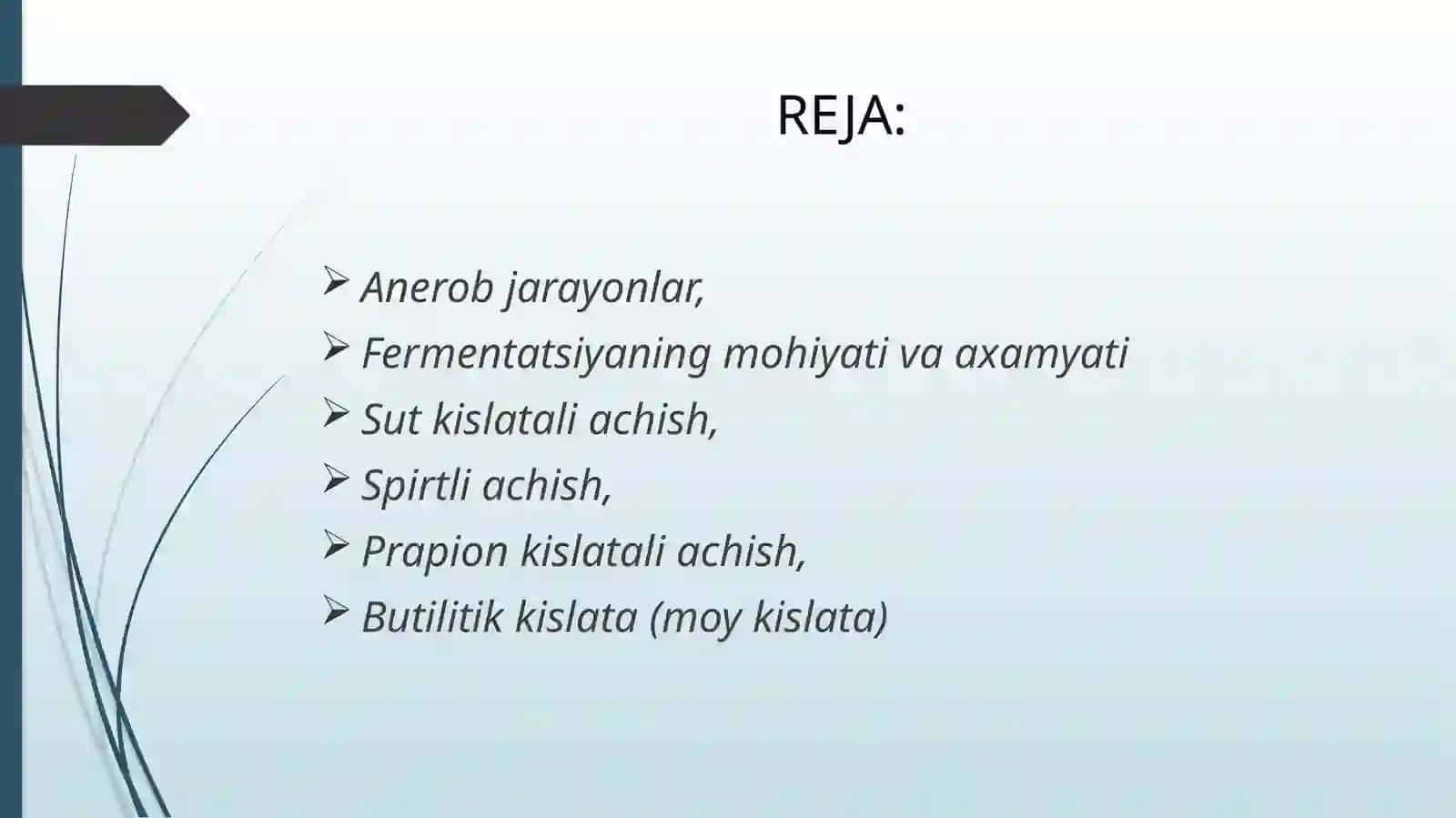 Anerobjarayonlar orqali energiya ishlab chiqarilishi 2