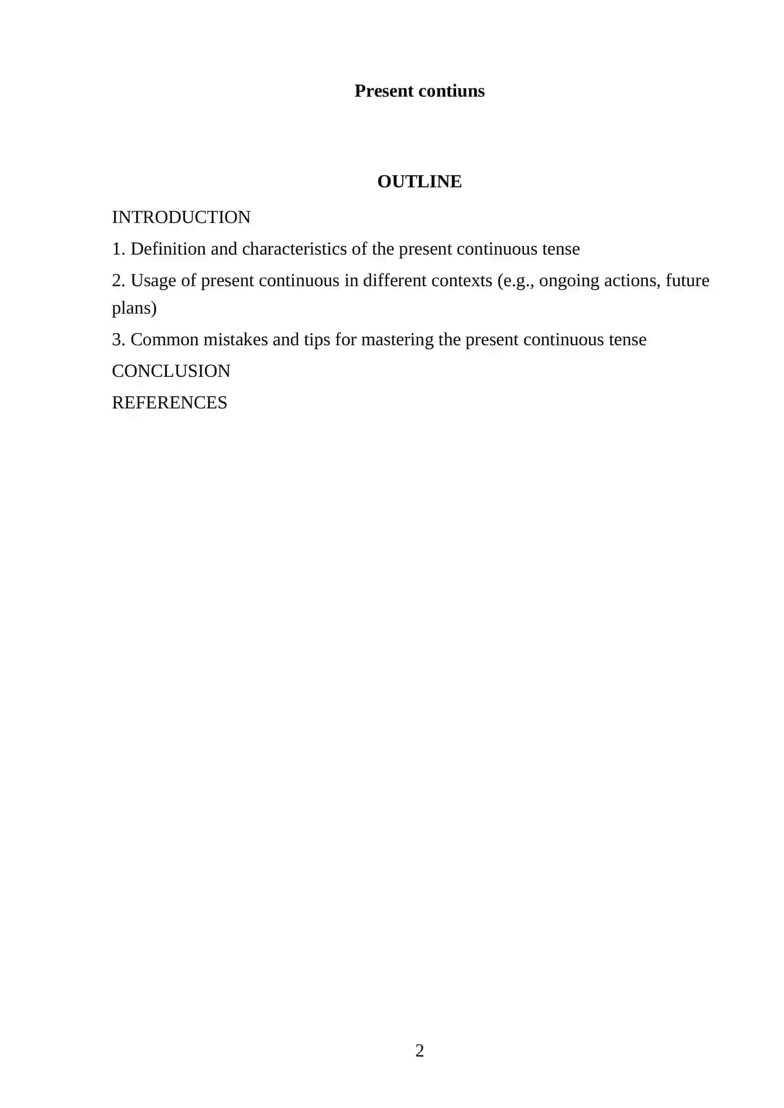 Present Continuous Tense (Hozirdagi davomiy zamon) 2